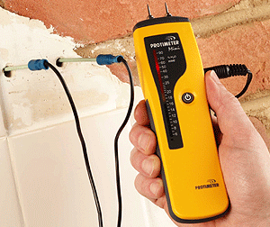 How to measure moisture with a Protimeter Mini Moisture Meter