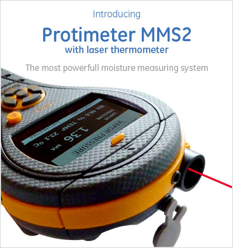 Introducing the Protimeter MMS moisture measuring system